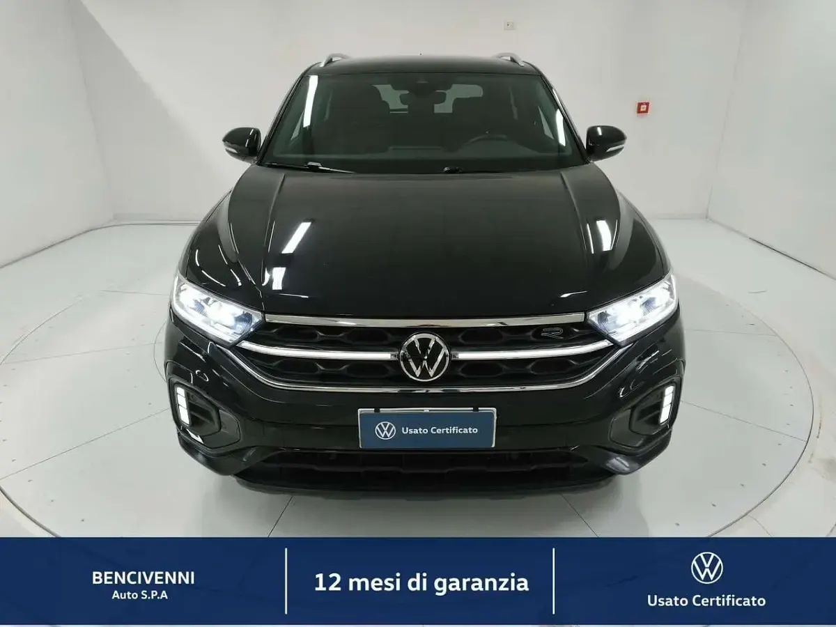 Usata VW T-Roc R-line 110 CV (80 kW) 2023 Nero SUV