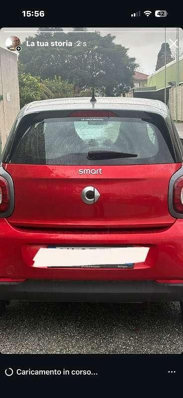 Usata Smart ForFour Prime 90 CV (66 kW) 2018 Rosso Utilitaria
