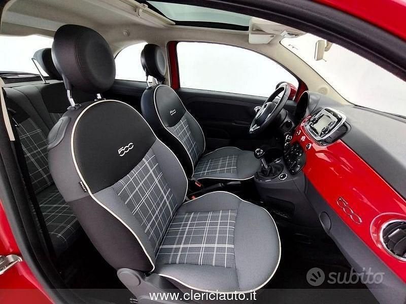 Usata Fiat 500C Lounge 95 CV (69 kW) 2016 Rosso Cabrio