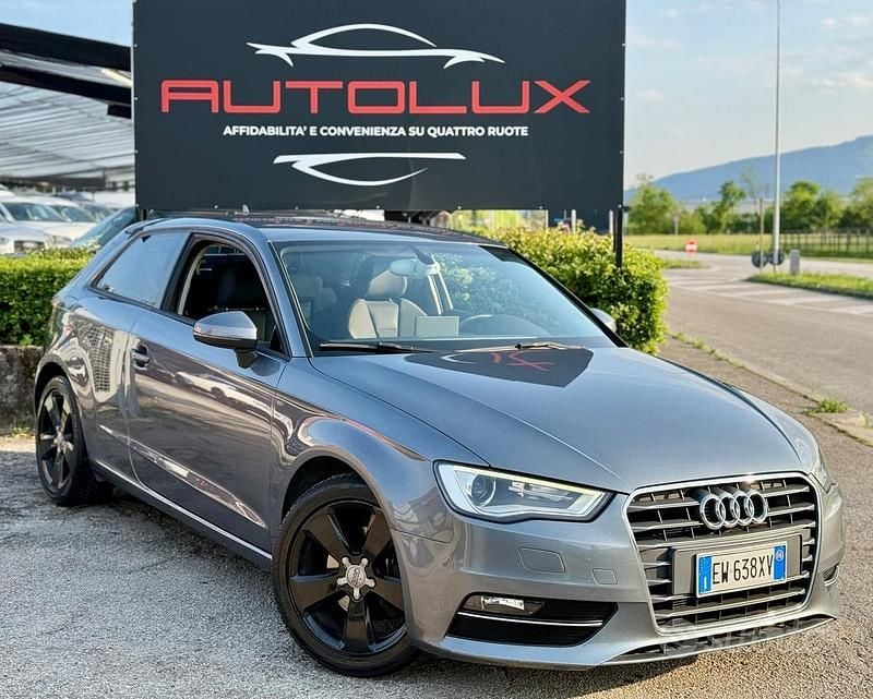 Usata Audi A3 105 CV (77 kW) 2014 Grigio Berlina