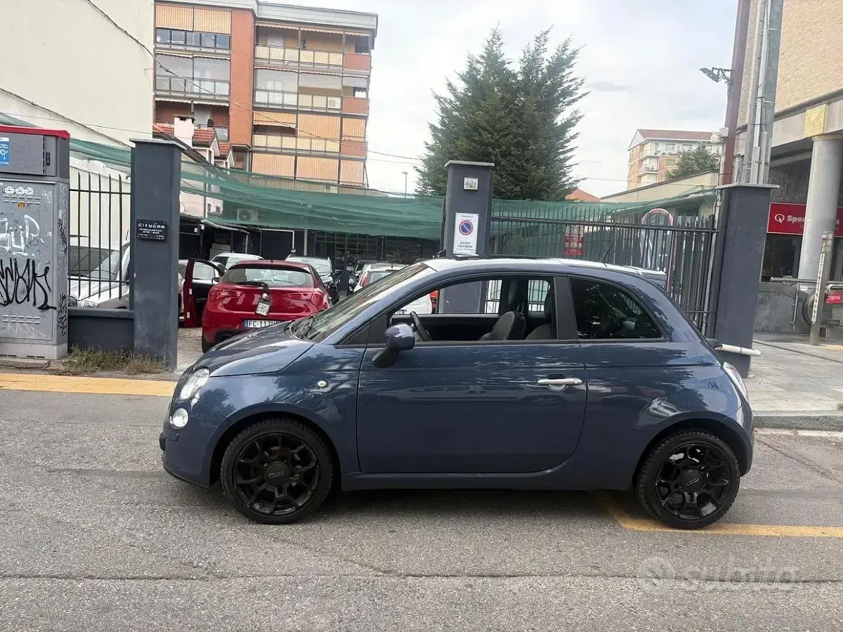 Usata Fiat 500 Sport 85 CV (62 kW) 2011 Blu Utilitaria