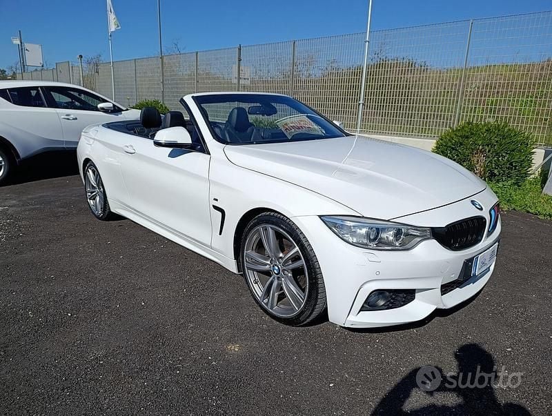 Usata BMW 420 M Sport 184 CV (135 kW) 2015 Bianco Cabrio