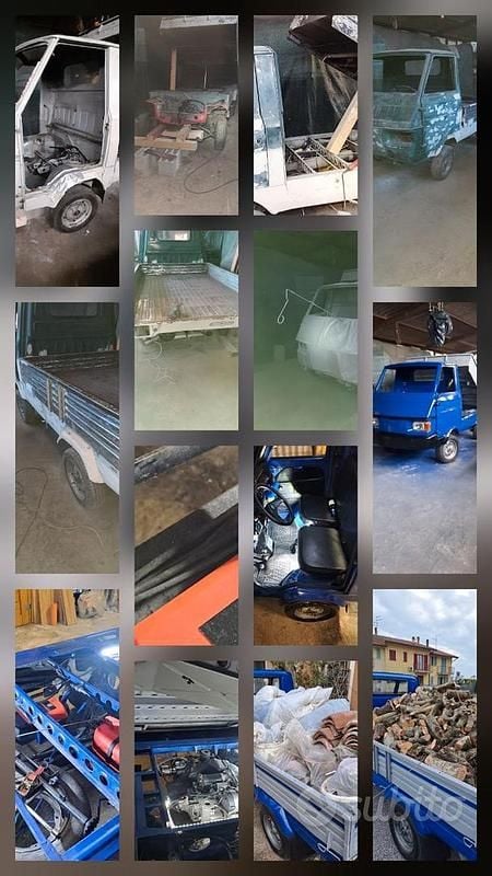 Usata Piaggio APE 1991 Blu