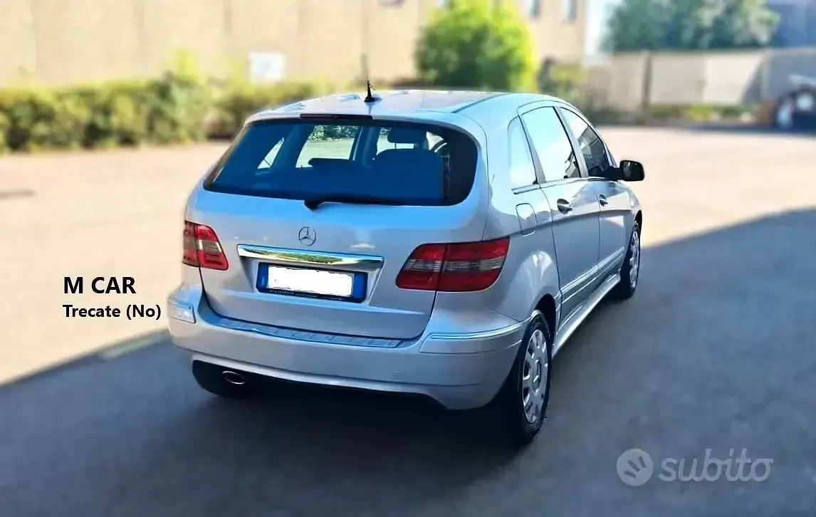 Usata Mercedes B160 Premium 95 CV (69 kW) 2011 Grigio Utilitaria