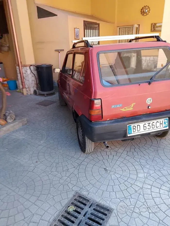 Usata Fiat Panda Young 39 CV (28 kW) 1999 Rosso Utilitaria