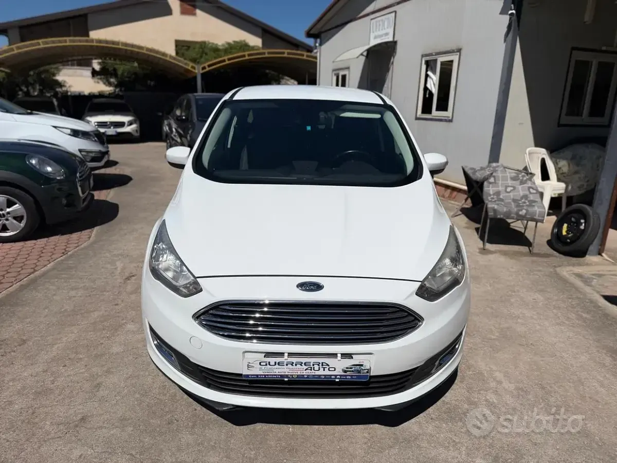 Usata Ford C-MAX Titanium 95 CV (69 kW) 2017 Bianco Monovolume
