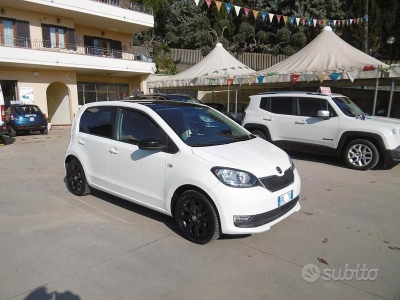 Usata Skoda Citigo G-TEC Style 68 CV (50 kW) 2018 Bianco Utilitaria