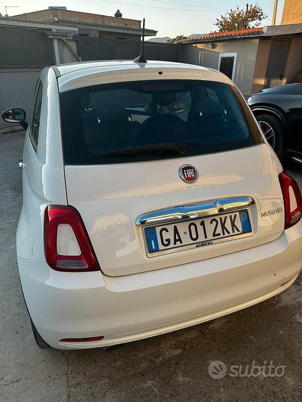 Usata Fiat 500 70 CV (51 kW) 2020 Bianco Utilitaria