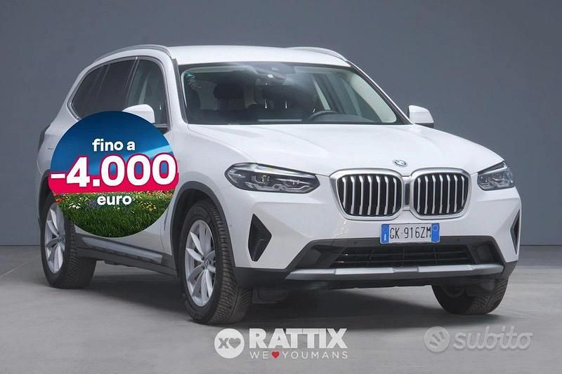 Usata BMW X3 184 CV (135 kW) 2022 Bianco SUV