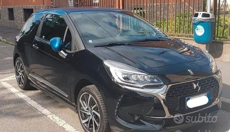 Usata DS Automobiles DS3 Sport Chic 82 CV (60 kW) 2017 Nero Berlina