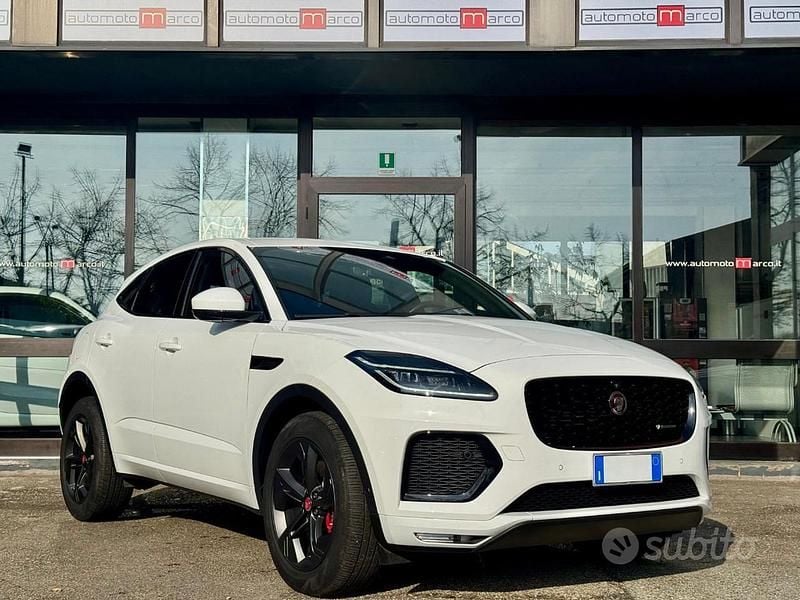 Usata Jaguar E-Pace R-Dynamic 160 CV (117 kW) 2021 Bianco SUV