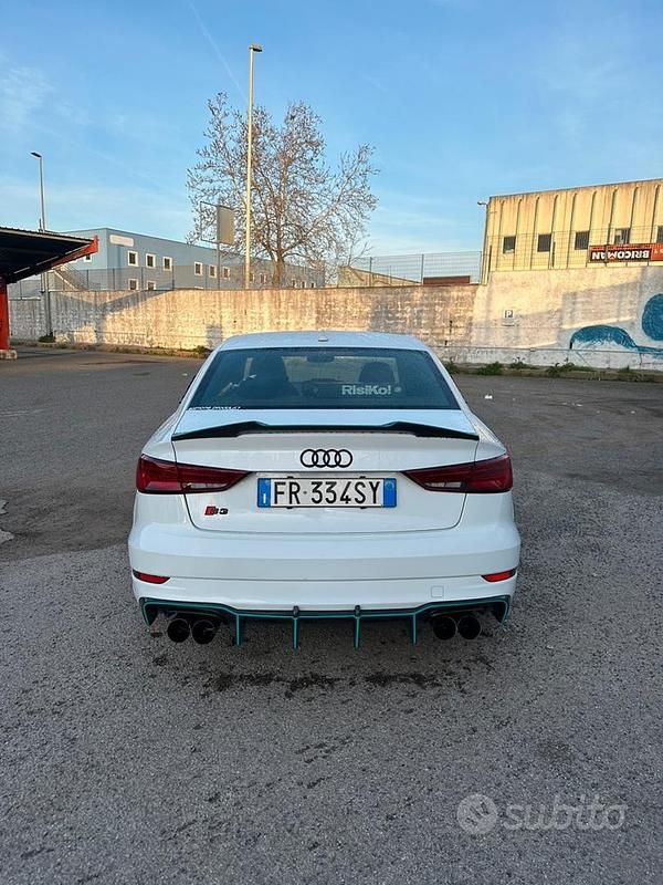 Usata Audi S3 400 CV (294 kW) 2018 Bianco Berlina