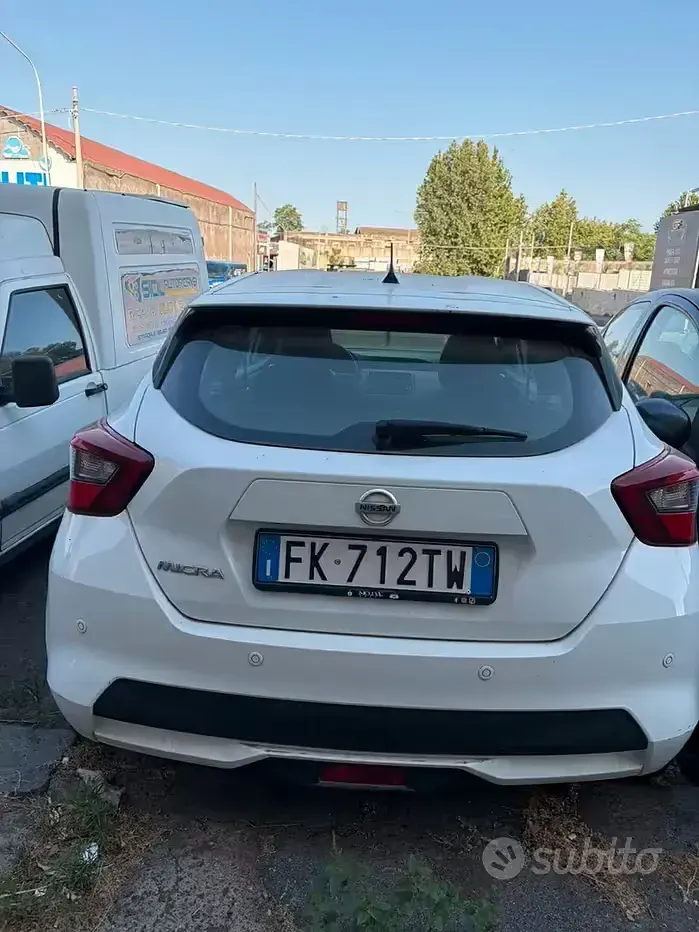 Usata Nissan Micra Acenta 65 CV (47 kW) 2017 Bianco Utilitaria