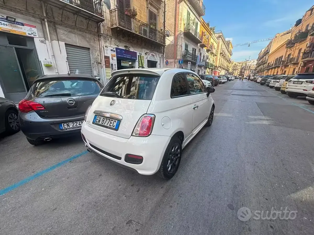 Usata Fiat 500 Sport 69 CV (50 kW) 2014 Bianco Coupé