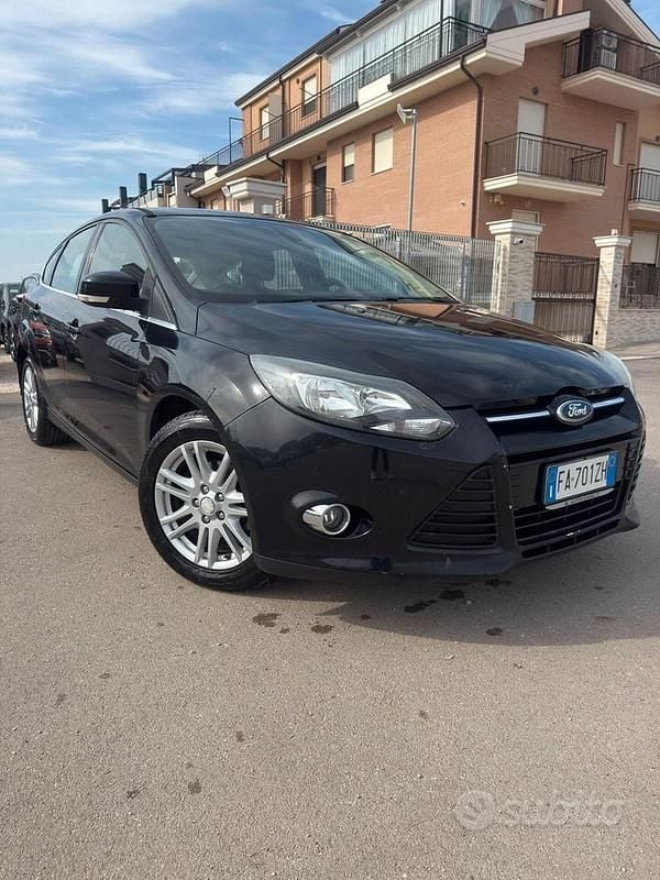 Usata Ford Focus Titanium 95 CV (69 kW) 2015 Nero Berlina