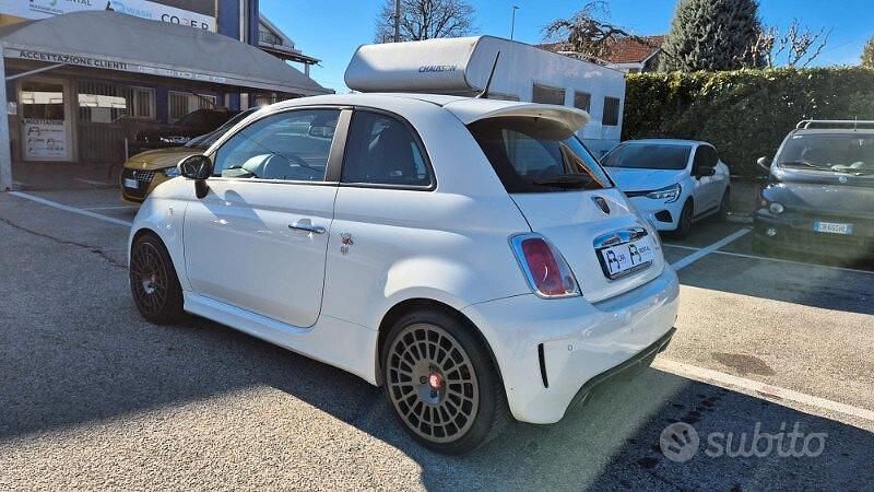Usata Abarth 595 Turismo 160 CV (117 kW) 2015 Bianco Utilitaria