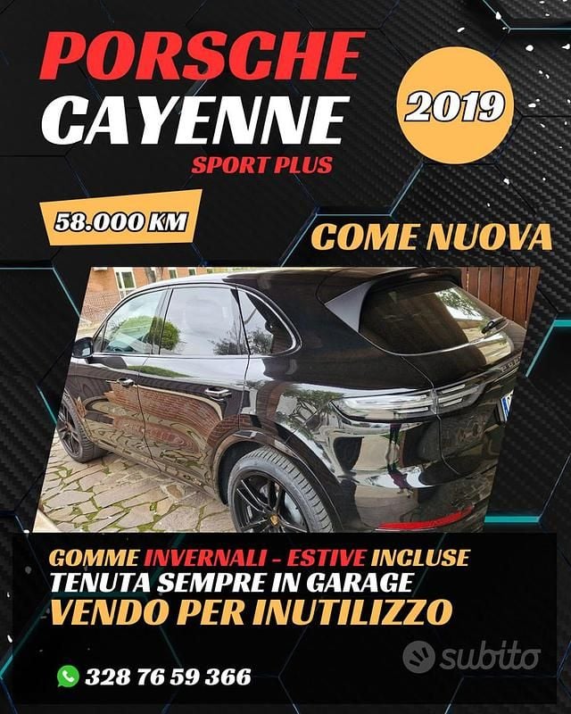 Usata Porsche Cayenne Sport 2019 SUV