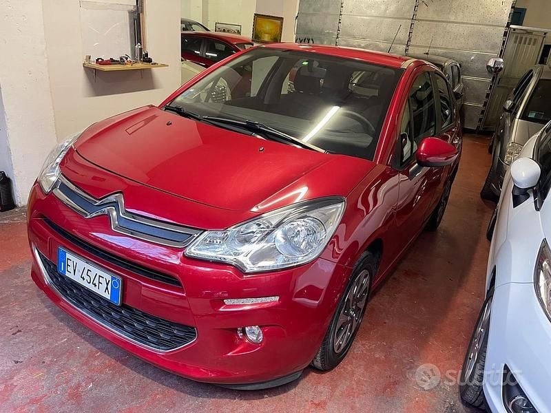 Usata Citroën C3 PureTech 82 CV (60 kW) 2014 Rosso Berlina