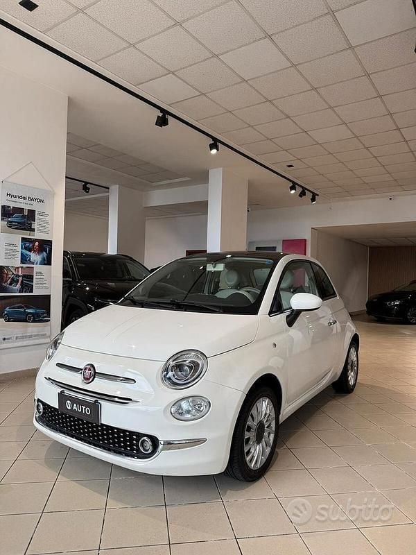 Usata Fiat 500 Lounge 69 CV (50 kW) 2016 Bianco Berlina