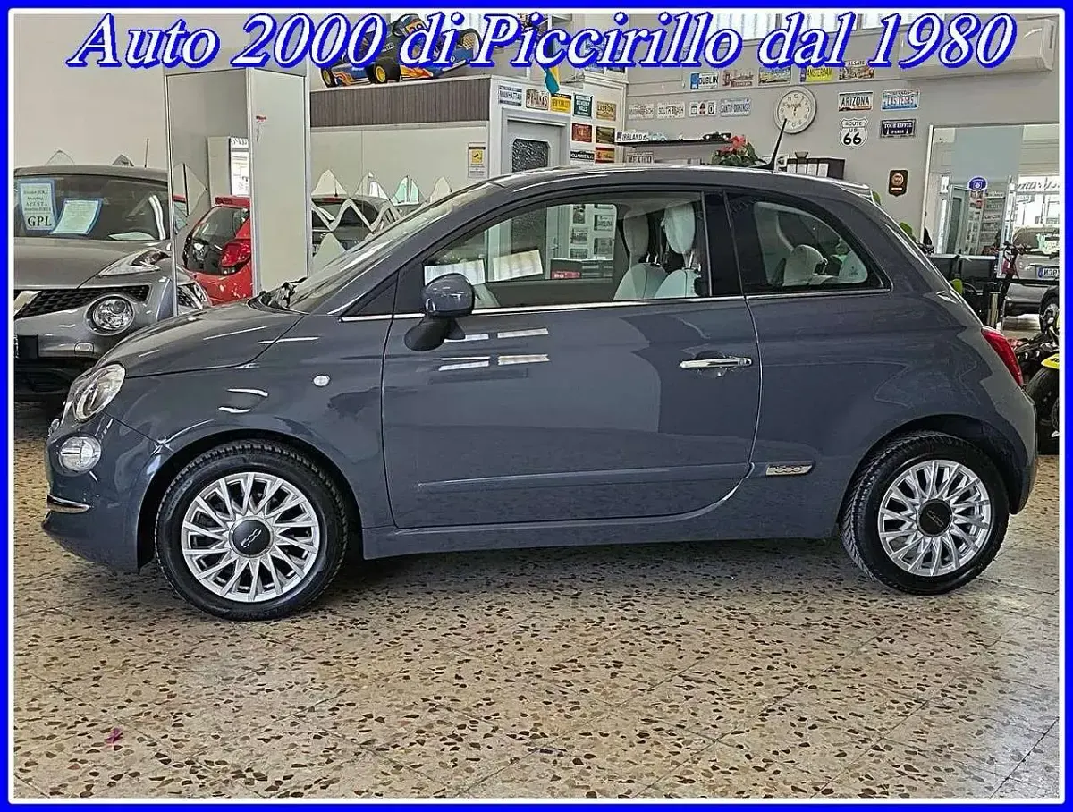 Usata Fiat 500 Lounge 69 CV (50 kW) 2020 Grigio carrara Utilitaria