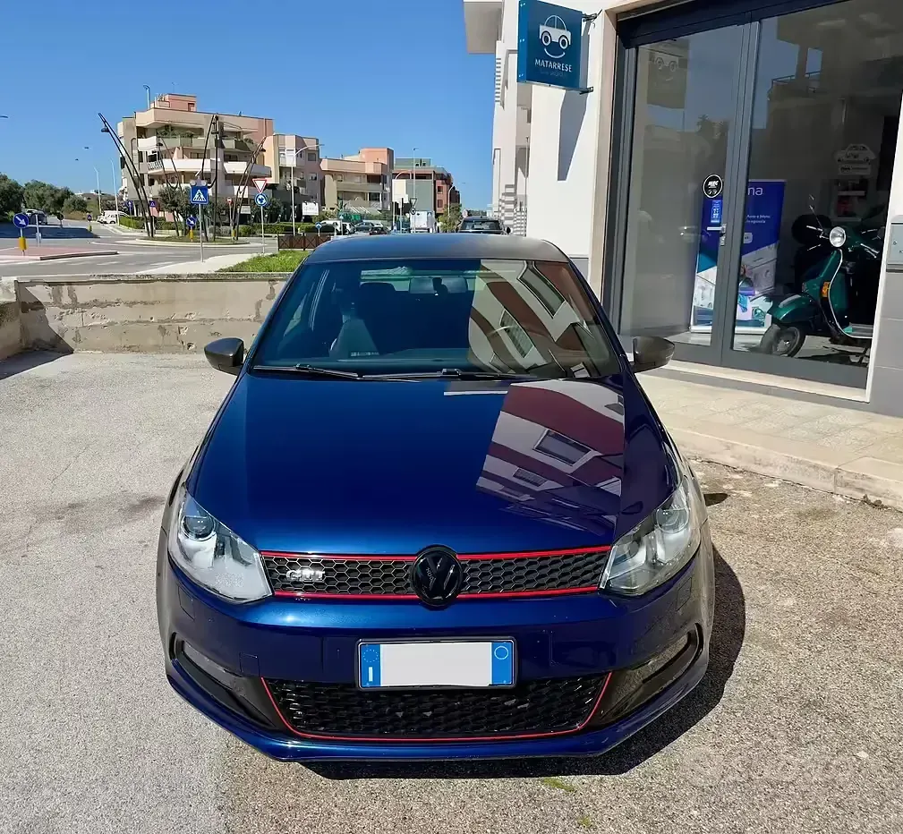 Usata VW Polo GTI 180 CV (132 kW) 2011 Blu Utilitaria