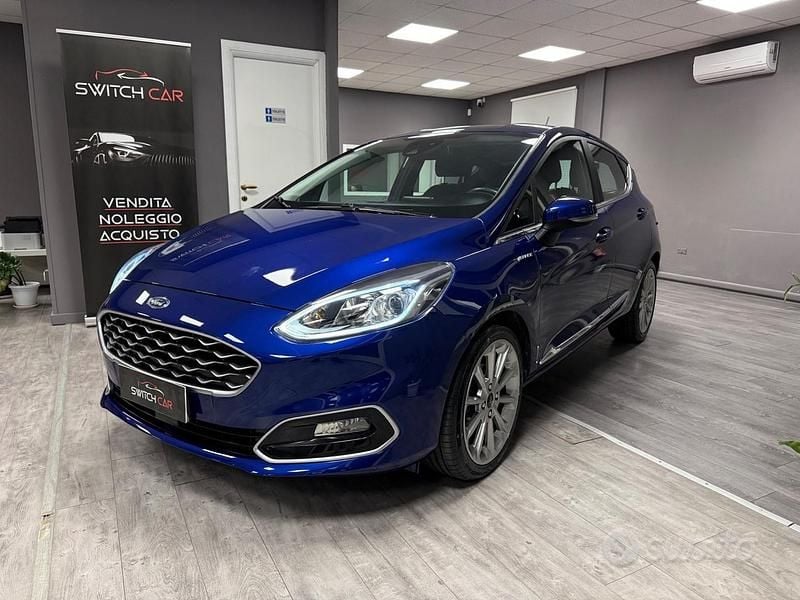 Usata Ford Fiesta Vignale 101 CV (74 kW) 2018 Blu Utilitaria