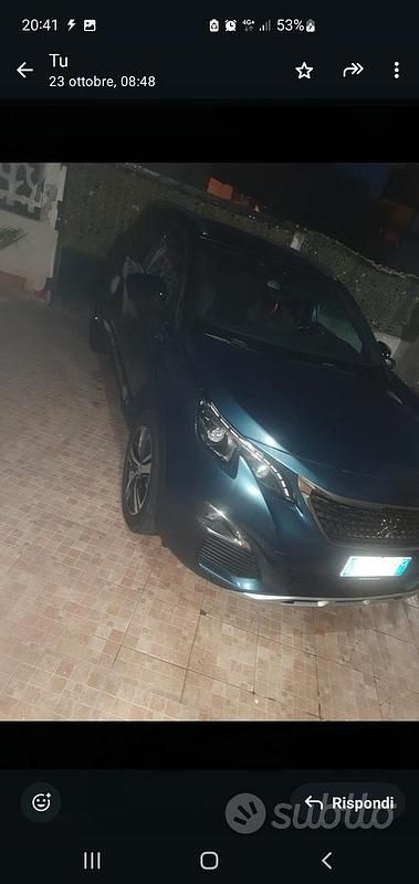 Usata Peugeot 5008 120 CV (88 kW) 2017 Verde Monovolume