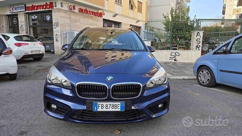 Usata BMW 216 Gran Tourer 102 CV (75 kW) 2015 Blu Monovolume