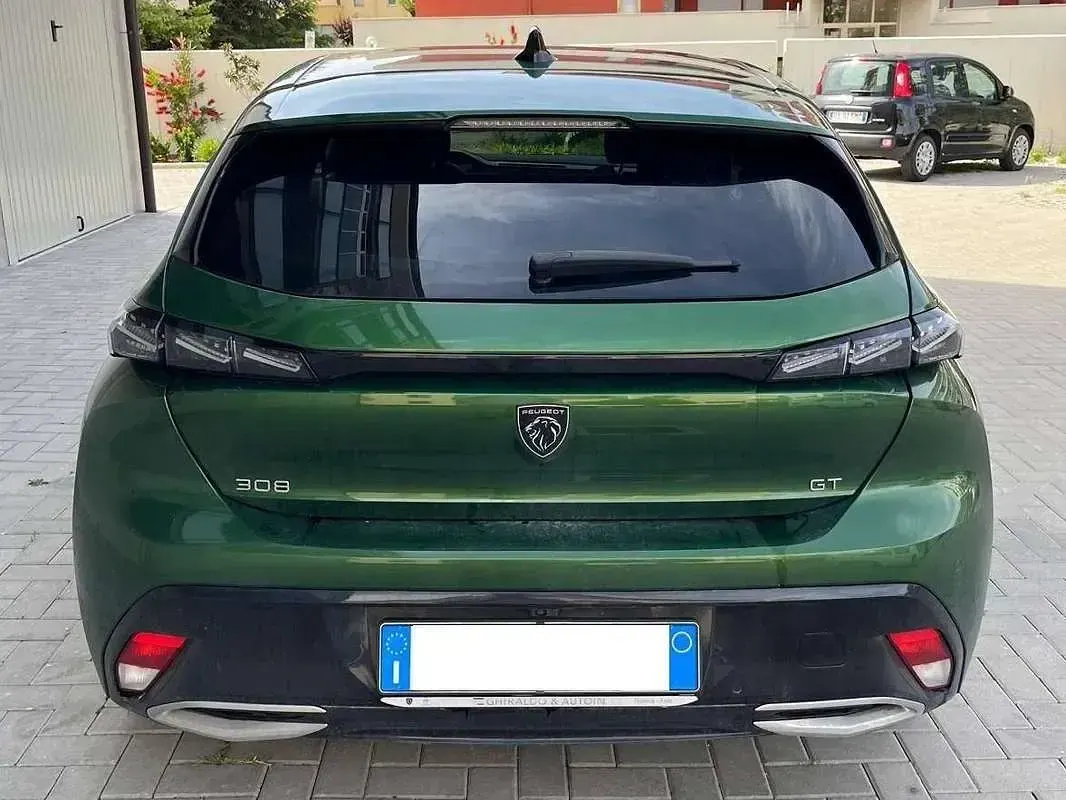 Usata Peugeot 308 GT 131 CV (96 kW) 2023 Verde Berlina