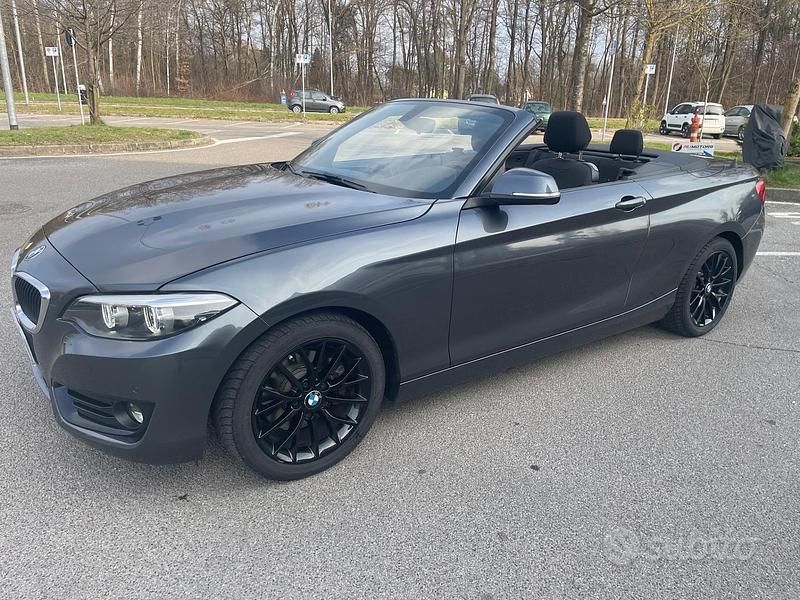 Usata BMW 220 184 CV (135 kW) 2017 Grigio Cabrio