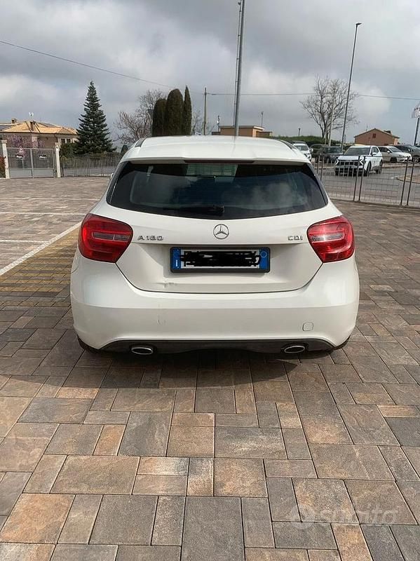 Usata Mercedes A180 2015 Bianco Berlina