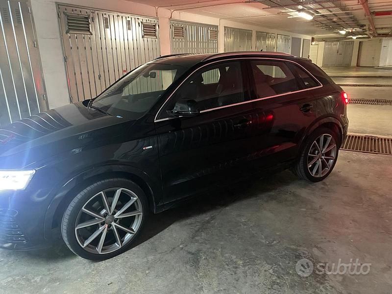 Nero Usata 2015 Audi Q3 S-Line SUV | 22.500 € (Molto cara) - Immagine 1/4