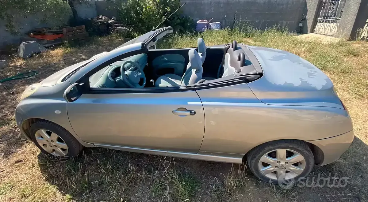 Usata Nissan Micra 88 CV (64 kW) 2006 Grigio Cabrio