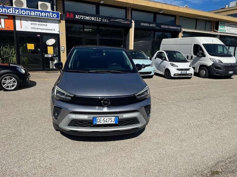 Usata Opel Crossland X GS Line 110 CV (80 kW) 2021 Grigio SUV