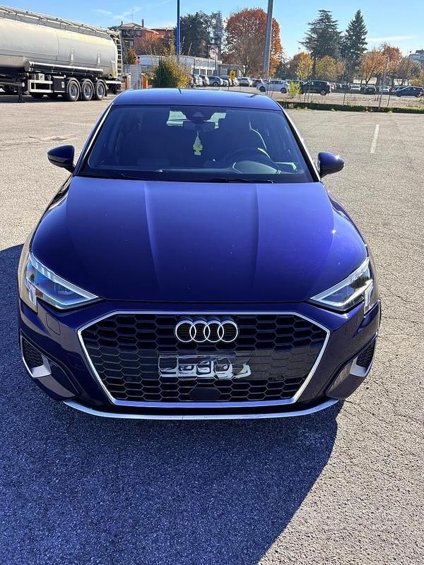 Usata Audi A3 Advanced 150 CV (110 kW) 2021 Blu/azzurro Berlina