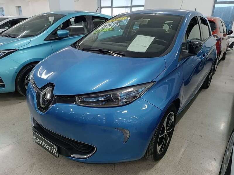 Usata Renault Zoe Intens 80 kW (109 CV) 2019 Azzurro Utilitaria