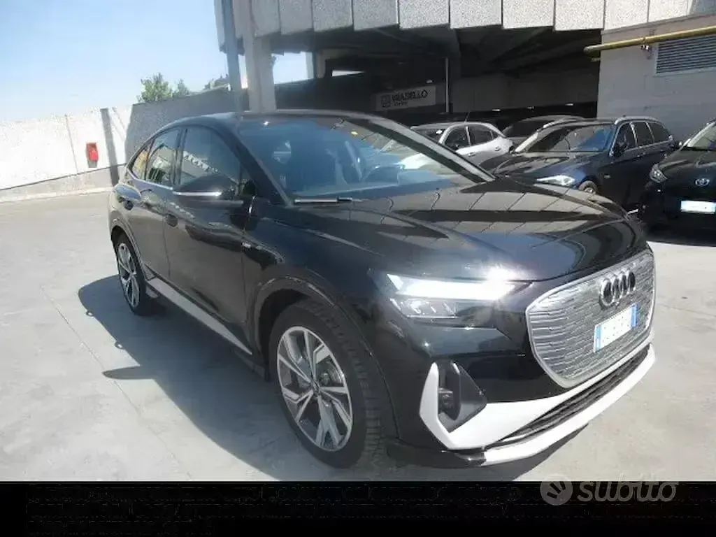 Usata Audi Q4 Sportback e-tron S-Line 69 kW (95 CV) 2022 Nero SUV