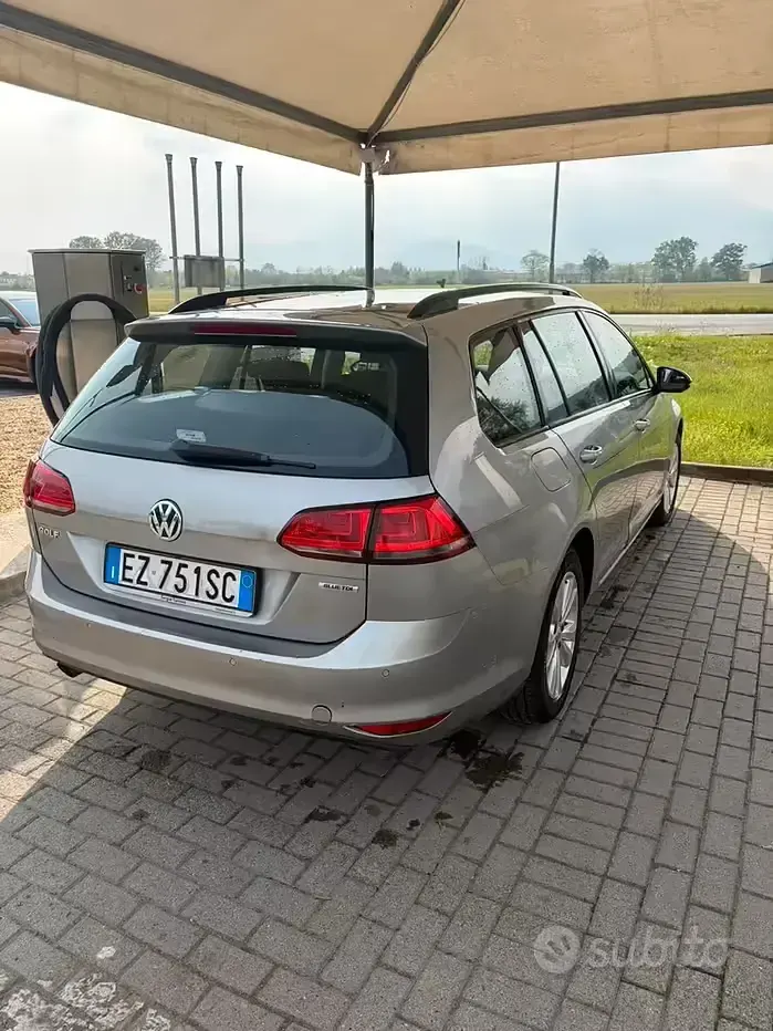 Usata VW Golf VII 110 CV (80 kW) 2015 Grigio Station wagon