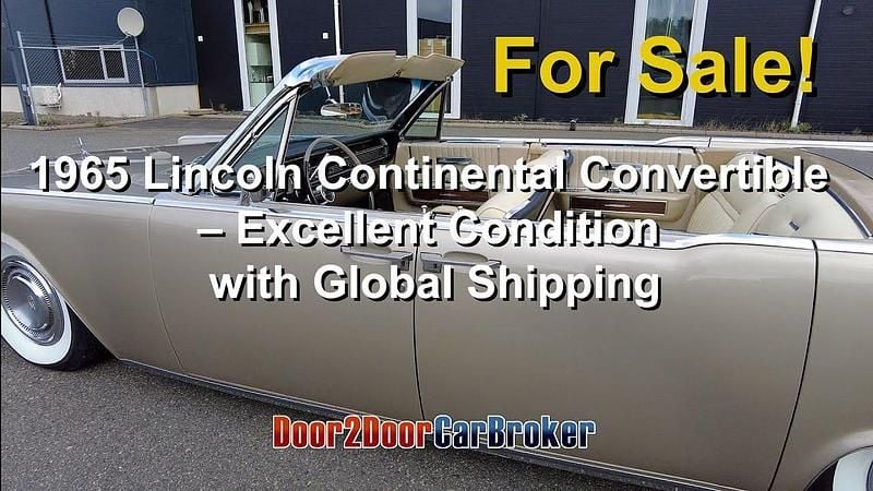 Usata Lincoln Continental 300 CV (220 kW) 1965 Beige Cabrio