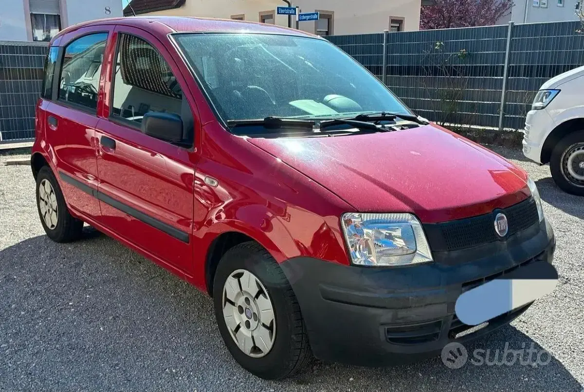 Usata Fiat Panda 60 CV (44 kW) 2009 Rosso Utilitaria