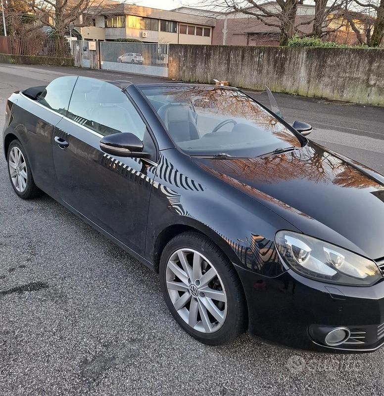 Usata VW Golf Cabriolet 140 CV (102 kW) 2013 Nero Cabrio