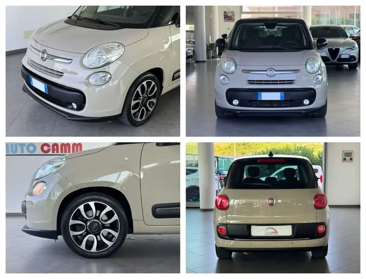Usata Fiat 500L Lounge 120 CV (88 kW) 2016 Beige cappuccino Monovolume