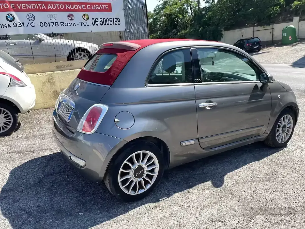 Usata Fiat 500C 69 CV (50 kW) 2012 Grigio Cabrio