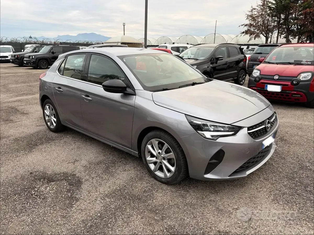 Usata Opel Corsa Elegance 101 CV (74 kW) 2021 Grigio Utilitaria