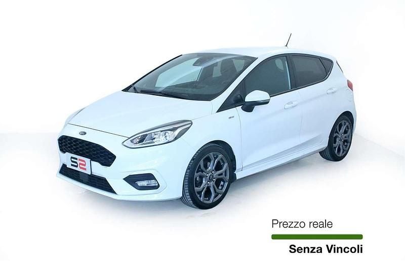 Bianco Usata 2019 Ford Fiesta ST-Line Berlina | 10.990 € (Buon prezzo) - Immagine 1/4