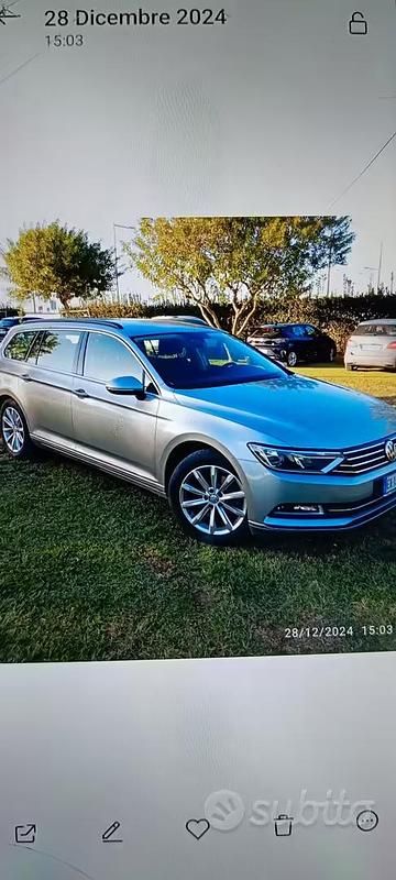 Usata VW Passat 150 CV (110 kW) 2015 Grigio Station wagon
