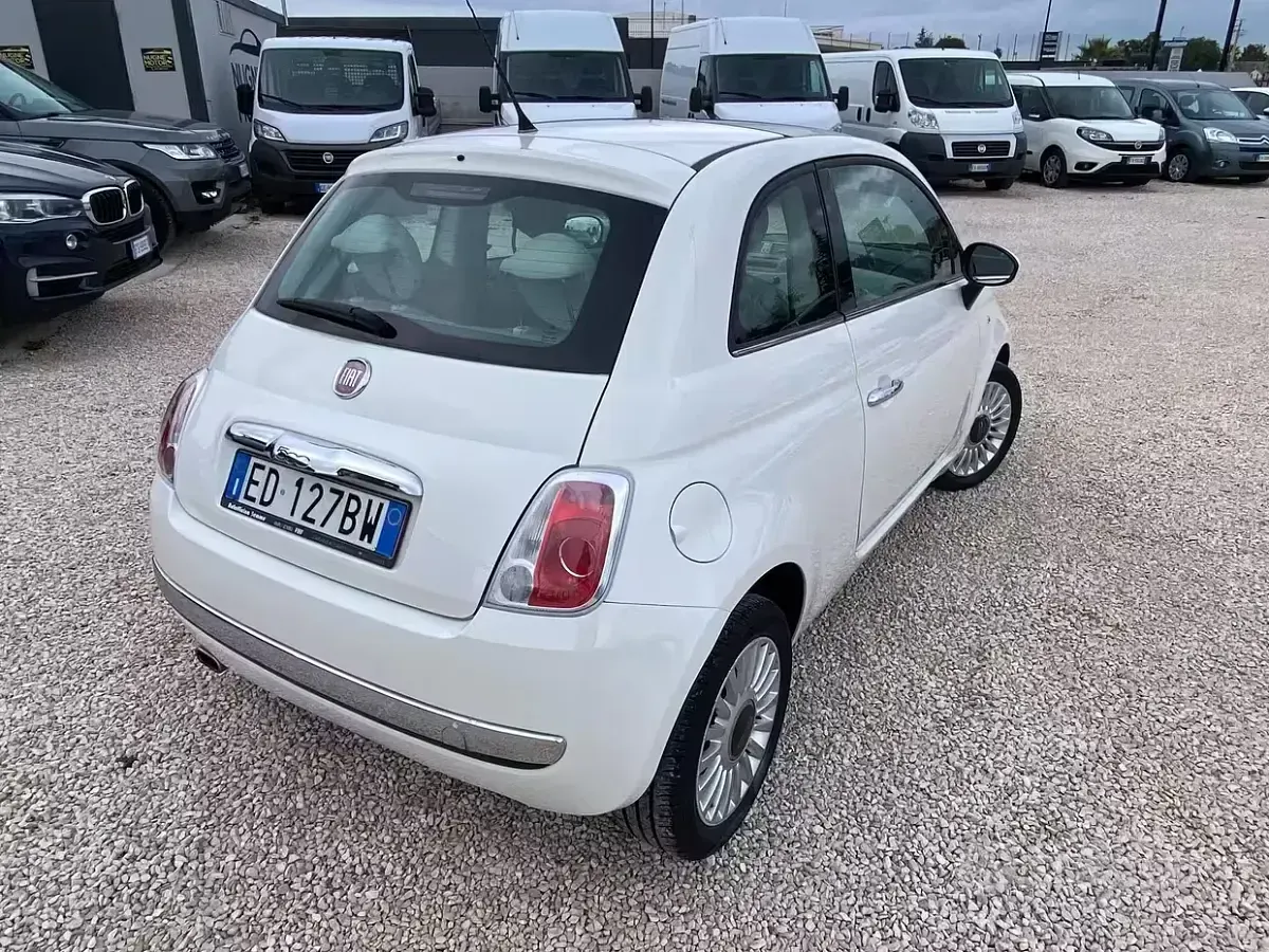 Usata Fiat 500 Lounge 69 CV (50 kW) 2010 Bianco Berlina