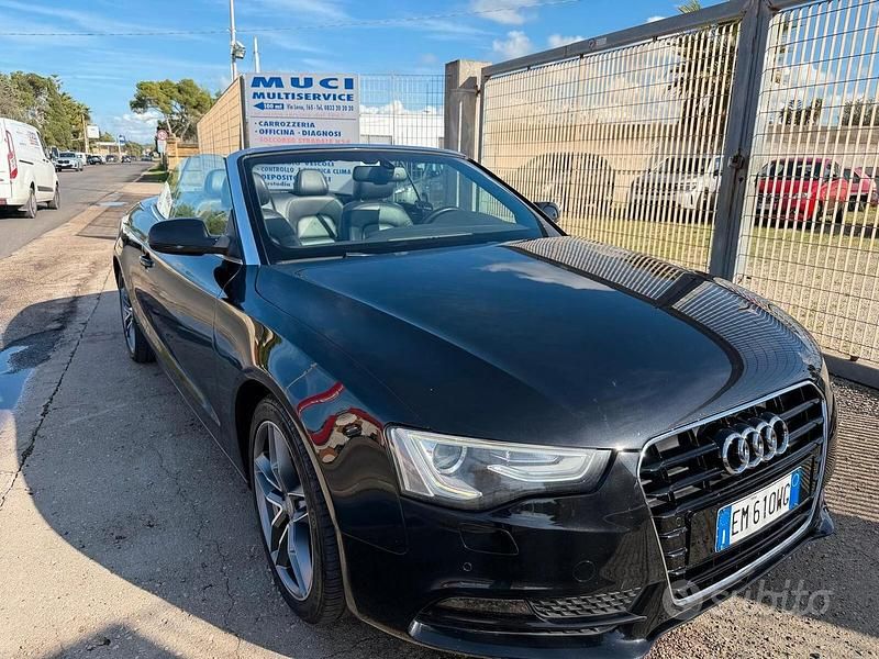 Usata Audi A5 Cabriolet 176 CV (129 kW) 2012 Nero Cabrio