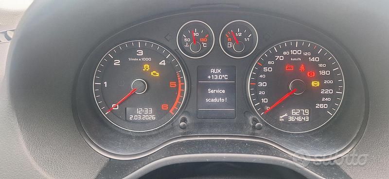 Usata Audi A3 140 CV (102 kW) 2010 Nero Utilitaria