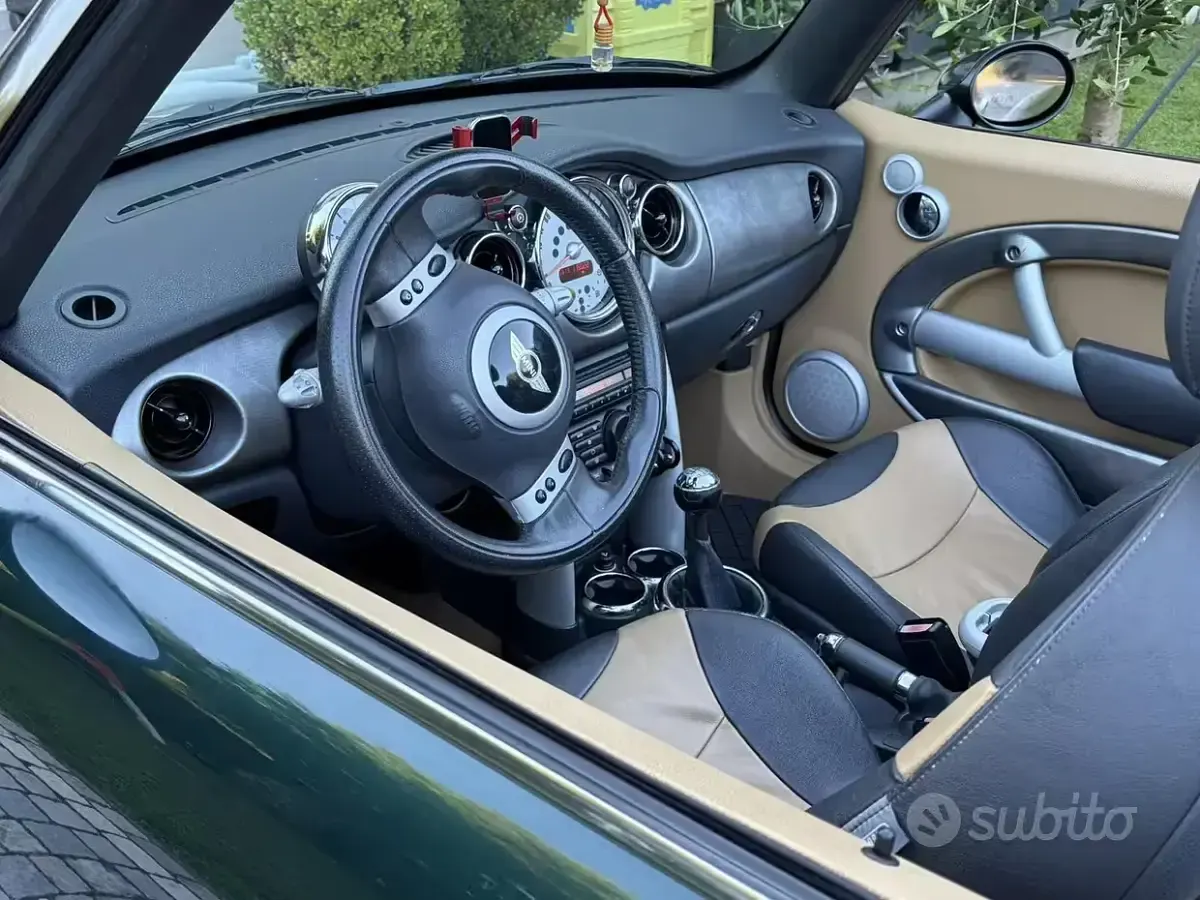Usata Mini Cooper S Cabriolet 170 CV (125 kW) 2008 Verde Cabrio